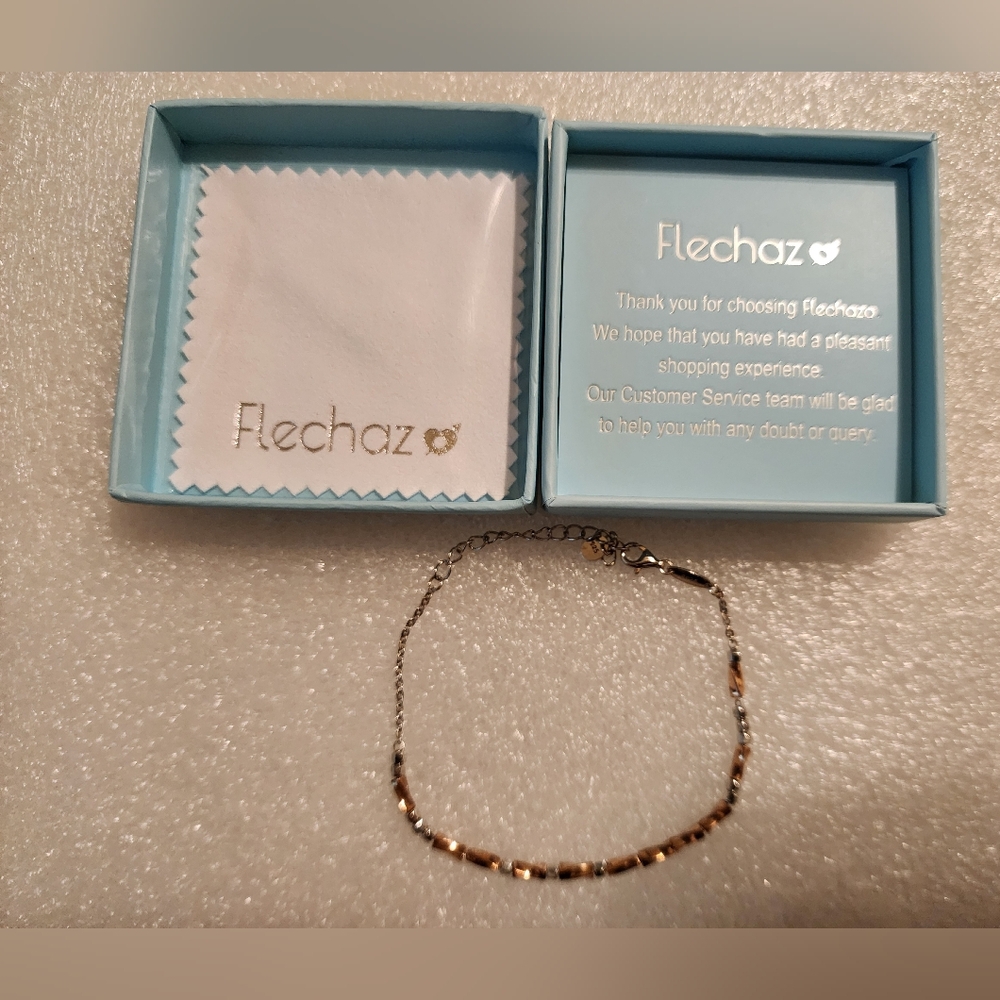 925 Sterling Silver Bracelet Morse Code Bracelets… - image 2